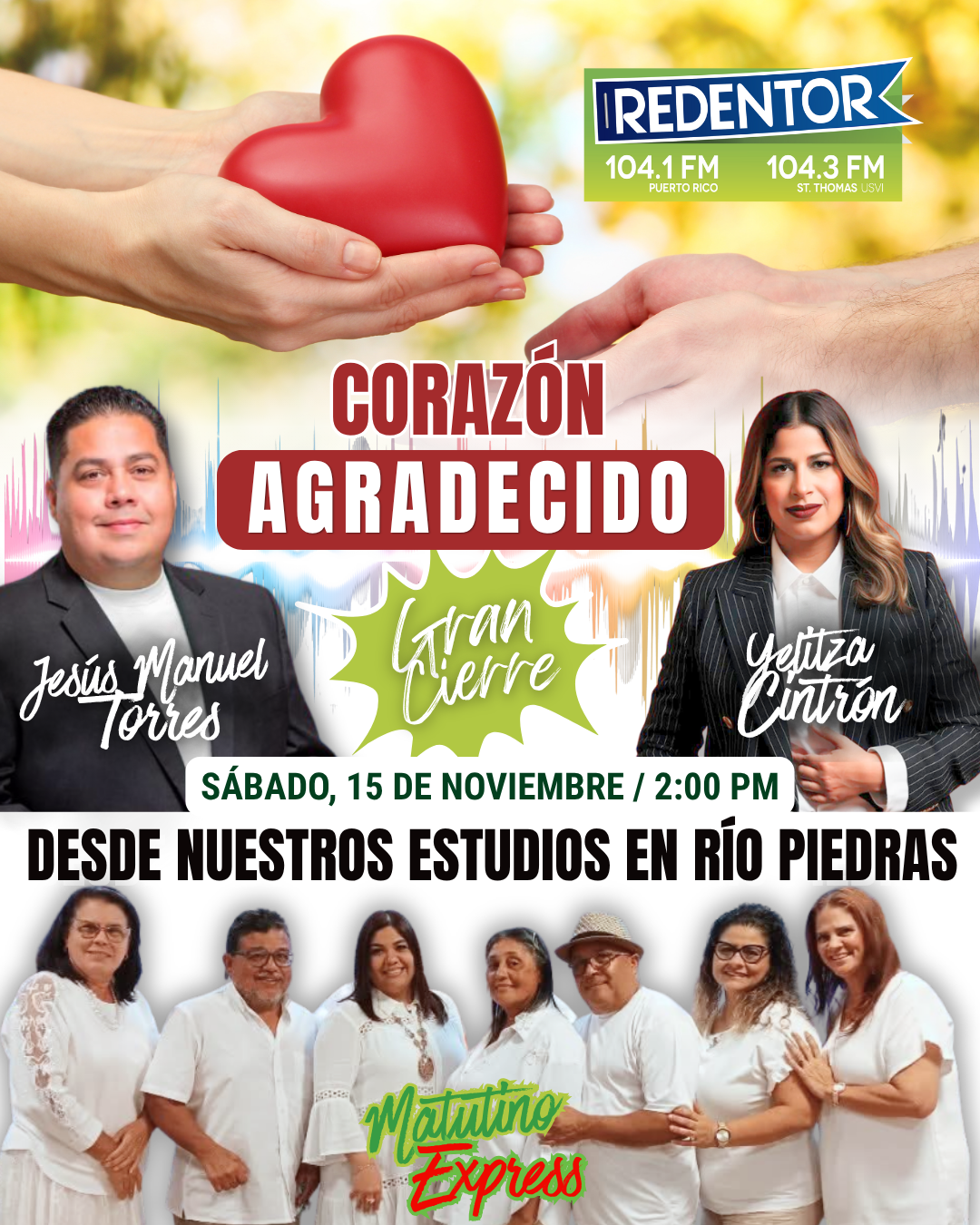 GRAN CIERRE DE CORAZÓN AGRADECIDO ❤️